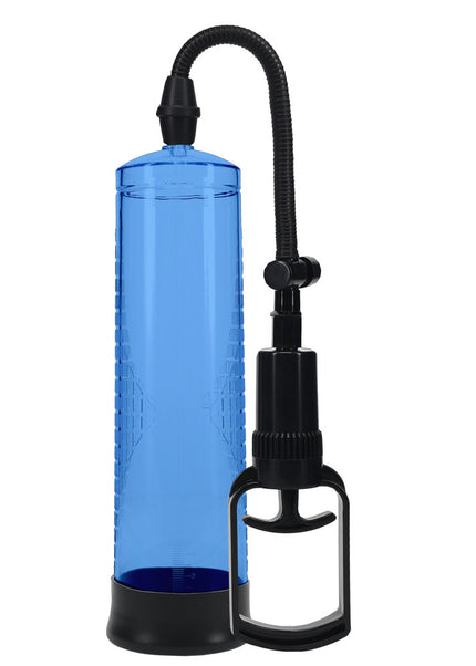 PUMPED Basic Pump 2 - Blue - Blue Penis Pump