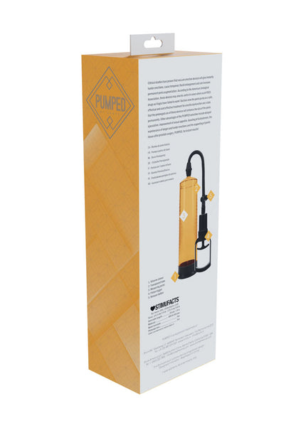 PUMPED Basic Pump 2 - Orange - Orange Penis Pump