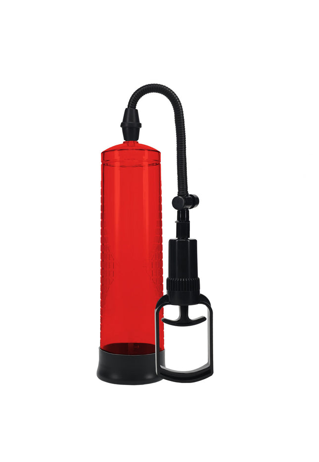 PUMPED Basic Pump 2 - Red - Red Penis Pump