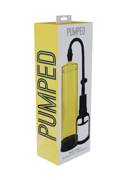 PUMPED Basic Pump 2 - Yellow - Yellow Penis Pump