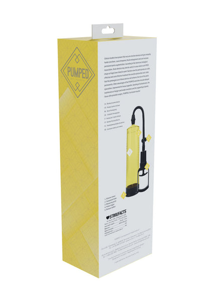 PUMPED Basic Pump 2 - Yellow - Yellow Penis Pump