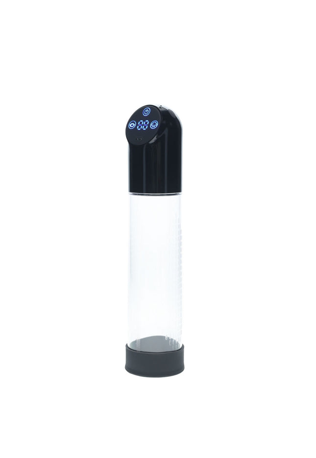 PUMPED Automatic Waterproof Pump - Black - Black/Clear USB Rechargeable Automatic Penis Pump