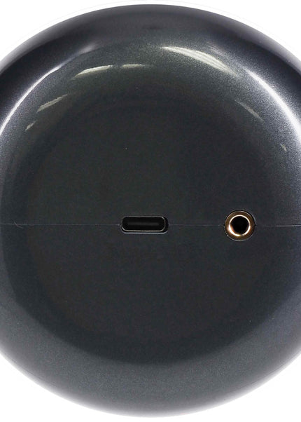 PUMPED Vortex - Gunmetal - Gunmetal Grey/Clear USB Rechargeable Sucking Rotating and Thrusting Auto Masturbator