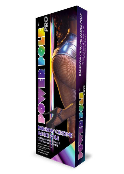 Power Pole Pro - Rainbow - Rainbow Chrome Dance Pole Kit