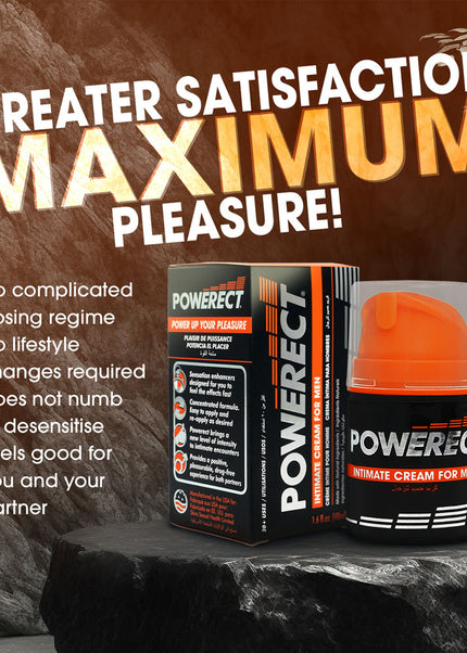 Powerect Intimate Cream - Enhancer Cream for Men - 48 ml Tube