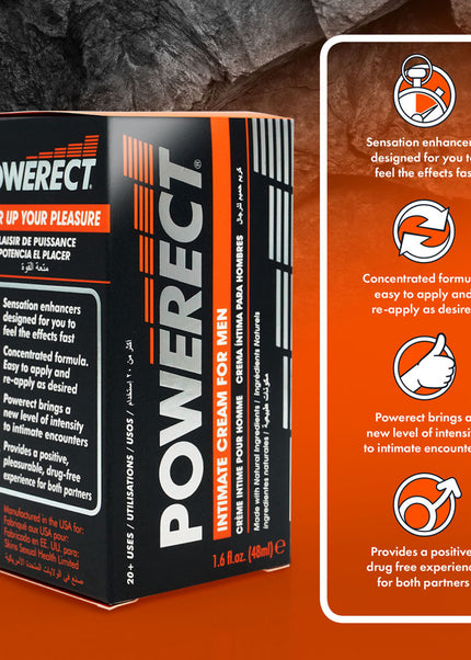 Powerect Intimate Cream - Enhancer Cream for Men - 48 ml Tube
