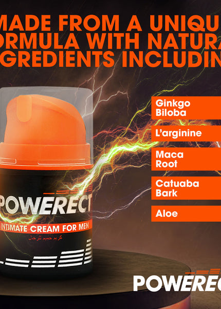 Powerect Intimate Cream - Enhancer Cream for Men - 48 ml Tube