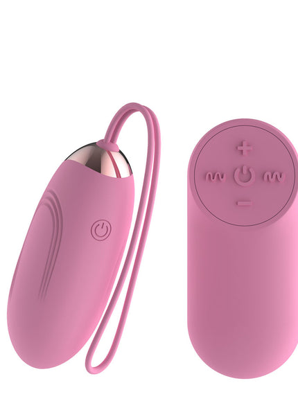 Passion Play Silicone Vibrating Egg - Small - Pink USB Rechargeable Vibrating Egg with Wireless Remote