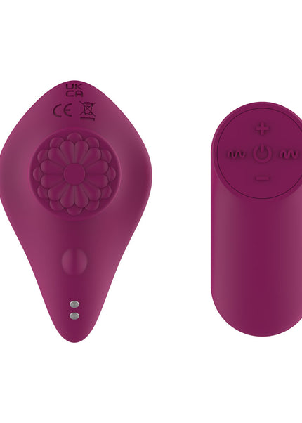 Passion Play Magnet Panty Vibe with Remote - Purple USB Rechargeable Panty Vibrator with Wireless Remote Control