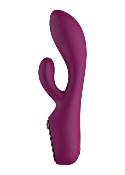 Passion Play Rabbit Vibrator with LED Screen - Purple 19.2 cm USB Rechargeable Rabbit Vibrator