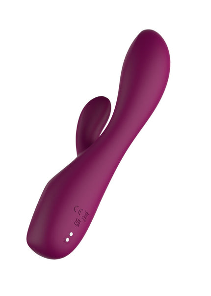 Passion Play Rabbit Vibrator with LED Screen - Purple 19.2 cm USB Rechargeable Rabbit Vibrator