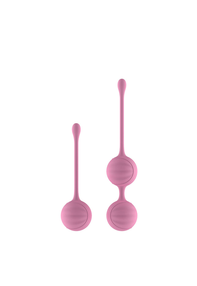 Passion Play Silicone Kegel Ball Set - Pink Kegel Balls - Set of 2 Items