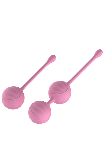 Passion Play Silicone Kegel Ball Set - Pink Kegel Balls - Set of 2 Items