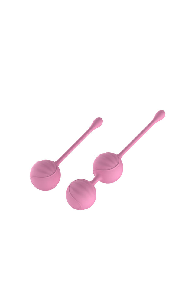 Passion Play Silicone Kegel Ball Set - Pink Kegel Balls - Set of 2 Items