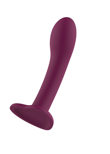 Passion Play Liquid Silicone Dildo - Purple - Purple 18 cm Dildo