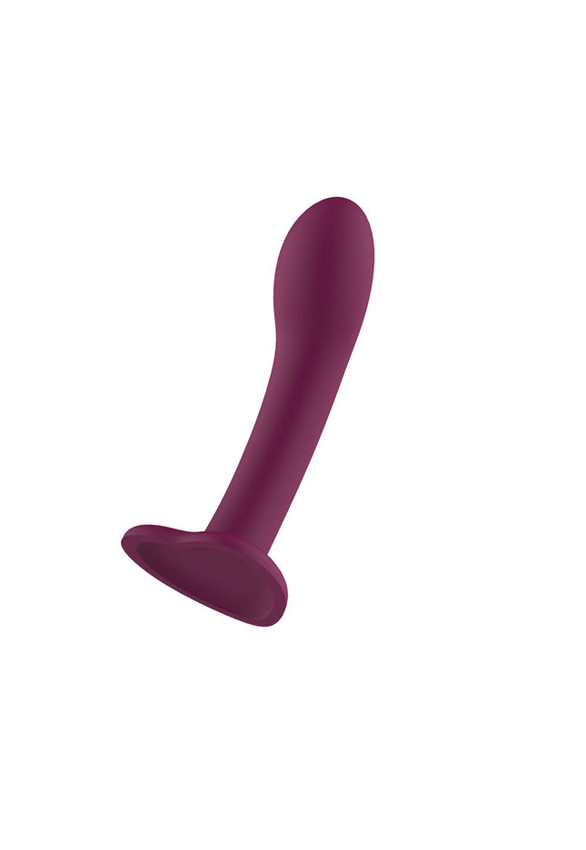 Passion Play Liquid Silicone Dildo - Purple - Purple 18 cm Dildo