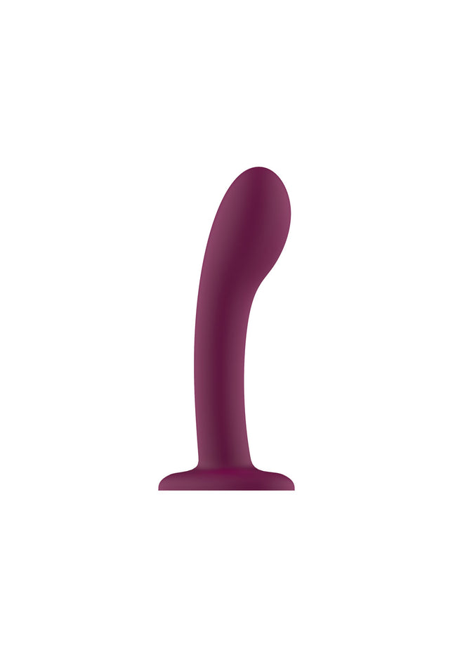 Passion Play Liquid Silicone Dildo - Purple - Purple 18 cm Dildo