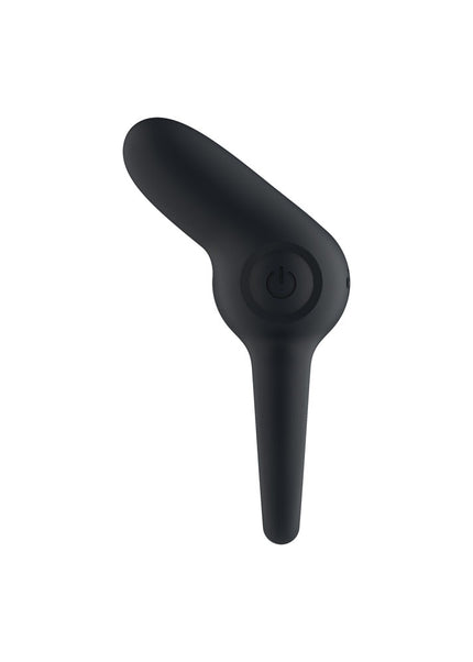 Passion Play Dual Motors Vibrating Cockring - Black USB Rechargeable Vibrating Cock Ring