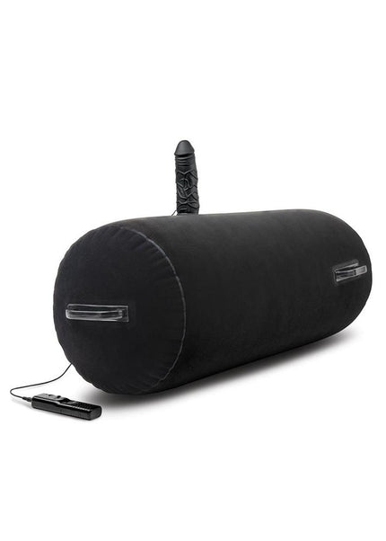 Whipsmart Inflatable Bangin Bolster - Black Inflatable Cushion with 6'' Vibrating Dong