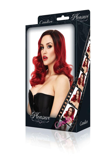PLEASURE WIGS Candice - Red/Black - Red/Black Wig