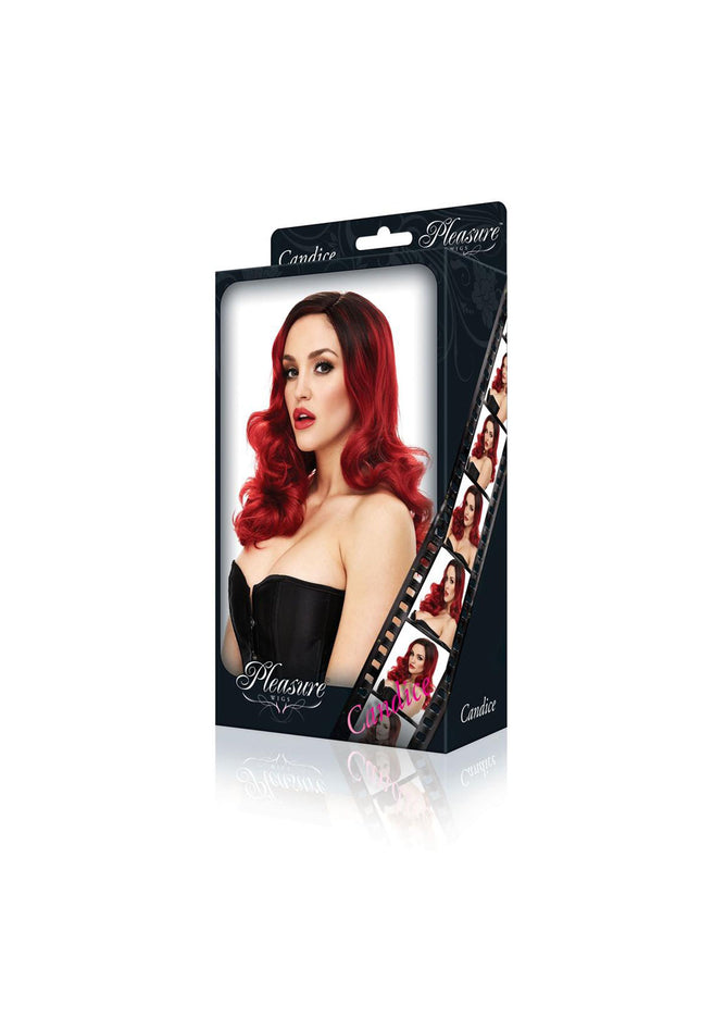 PLEASURE WIGS Candice - Red/Black - Red/Black Wig