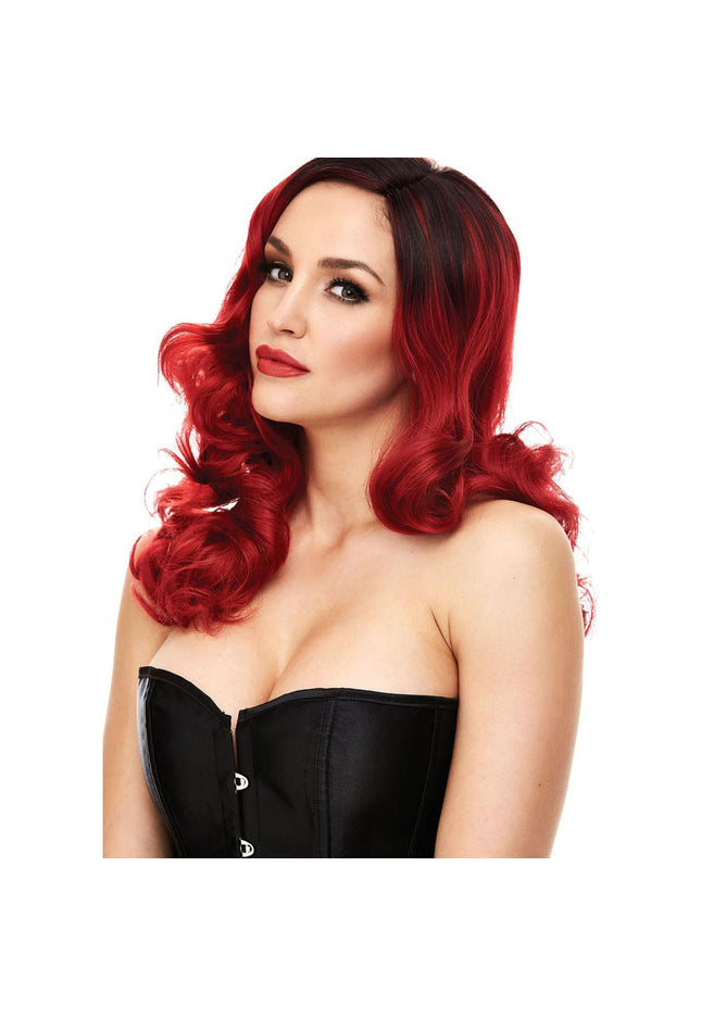 PLEASURE WIGS Candice - Red/Black - Red/Black Wig