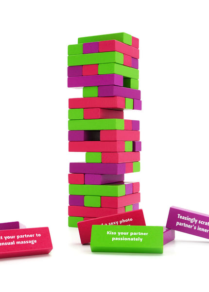 Tower of Pleasure - Couples Tumbling Tower Game