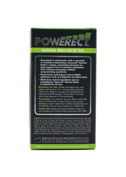 Powerect Natural Delay Serum - Male Delay Serum - 30 ml Bottle