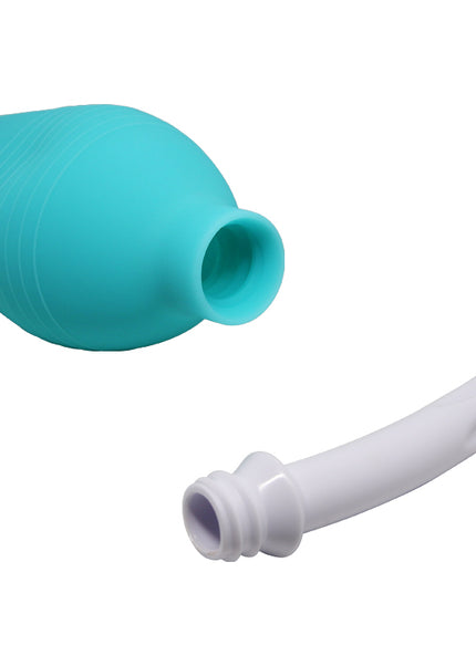 MR PLAY Anal Douche - Aqua/White Unisex Douche - 310 ml Capacity