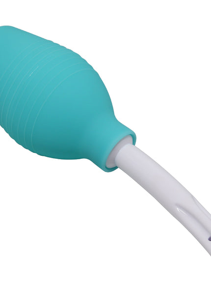 MR PLAY Anal Douche - Aqua/White Unisex Douche - 310 ml Capacity