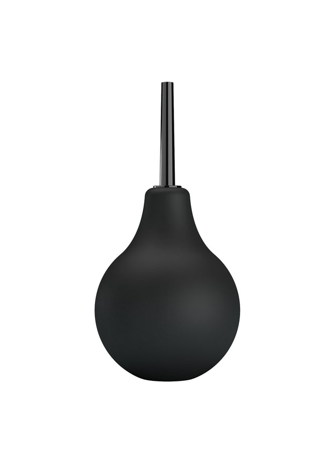 MR PLAY Anal Douche - Black - Black Unisex Douche - 224 ml Capacity