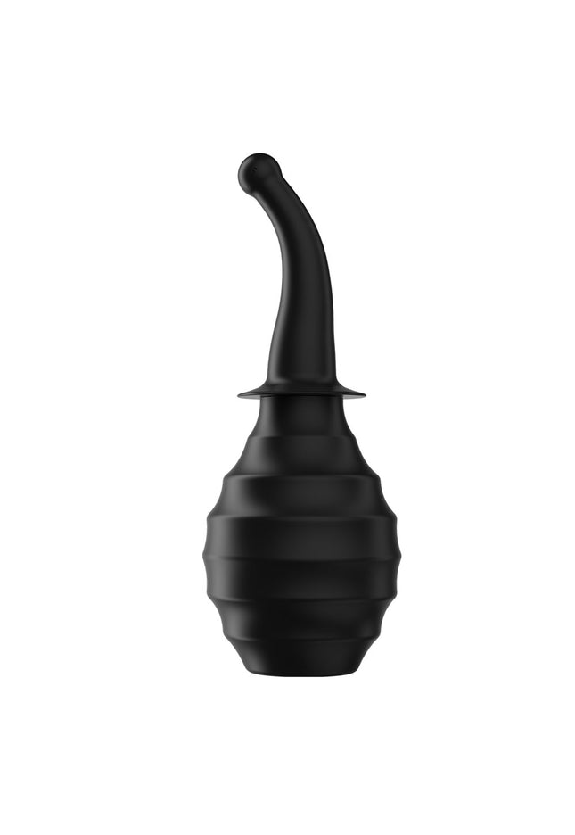 MR PLAY Anal Douche M6 - Black - Black Unisex Douche - 330 ml Capacity