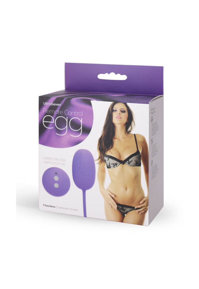 UltraSeven Remote Control Egg - Purple Wireless Egg with Remote Control