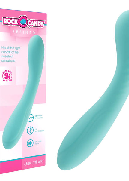Rock Candy Refined - Dreamland - Teal USB Rechargeable Vibrator