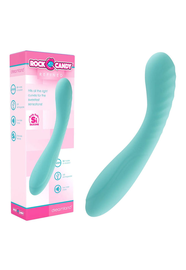 Rock Candy Refined - Dreamland - Teal USB Rechargeable Vibrator