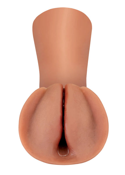 PDX Extreme Wet Pussies - Slippery Slit - Tan - Tan Self-Lubricating Vagina Stroker