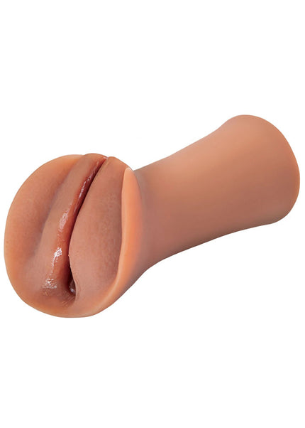 PDX Extreme Wet Pussies - Slippery Slit - Tan - Tan Self-Lubricating Vagina Stroker