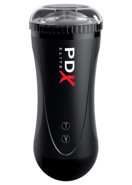 Pipedream Extreme Toyz Elite Moto Stroker - Black Powered Masturbator