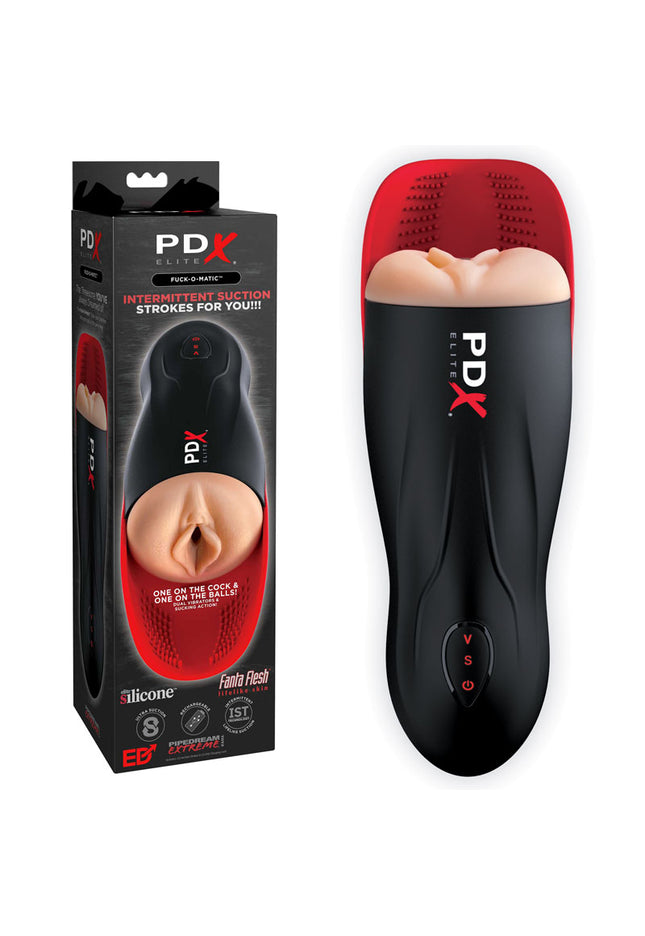 Pipedream Extreme Toys Elite Fuck-O-Matic - USB Rechargeable Sucking Masturbator