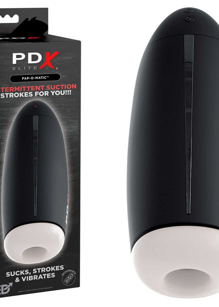 Pipedream Extreme Toys Elite Fap-O-Matic - USB Rechargeable Sucking Masturbator