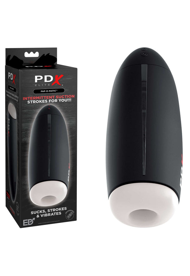 Pipedream Extreme Toys Elite Fap-O-Matic - USB Rechargeable Sucking Masturbator