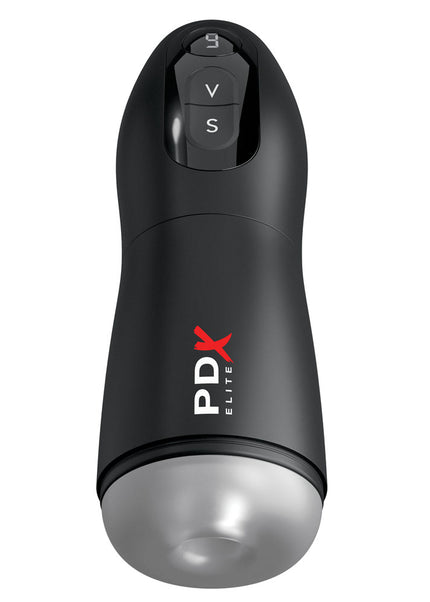 PDX Elite Suck-O-Matic - USB Rechargeable Sucking & Vibrating Masturbator