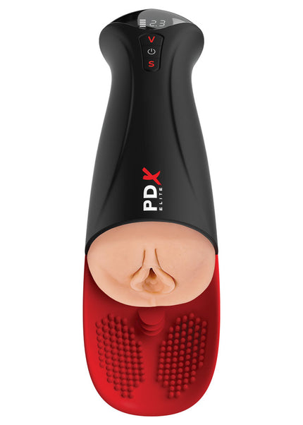 PDX Elite Fap-O-Matic Pro XL - Light - Flesh USB Rechargeable Auto Stroker