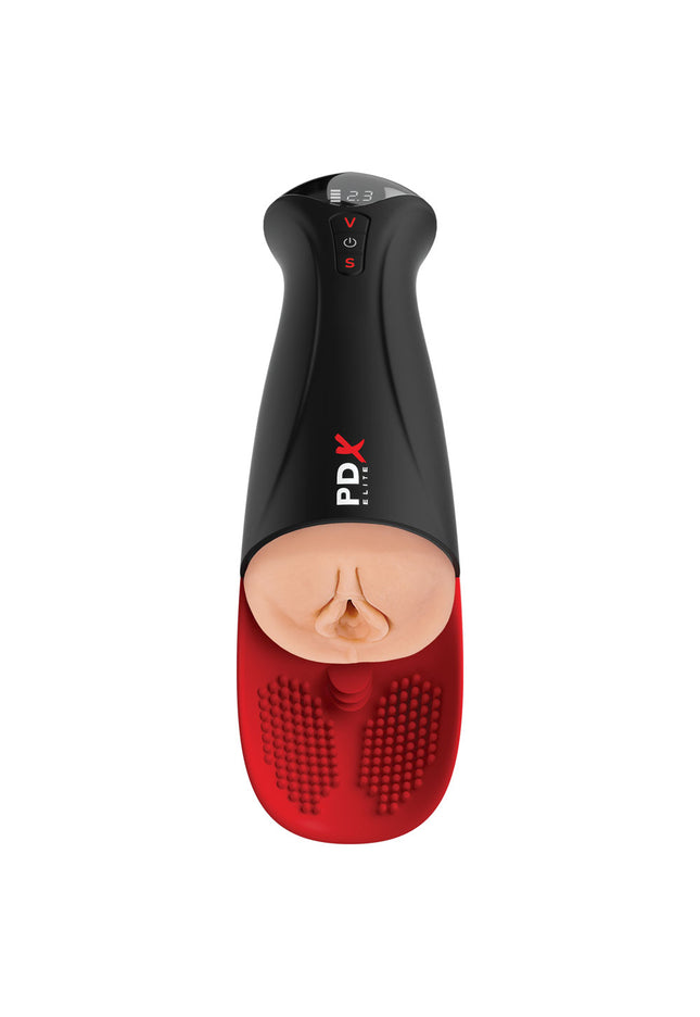 PDX Elite Fap-O-Matic Pro XL - Light - Flesh USB Rechargeable Auto Stroker