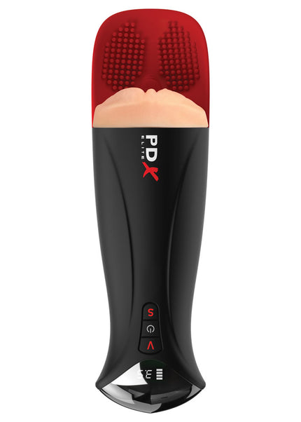 PDX Elite Fap-O-Matic Pro XL - Light - Flesh USB Rechargeable Auto Stroker