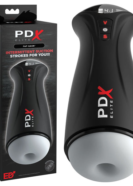 PDX Elite Fuck-Gasm - Flesh - USB Rechargeable Sucking & Vibrating Auto Stroker
