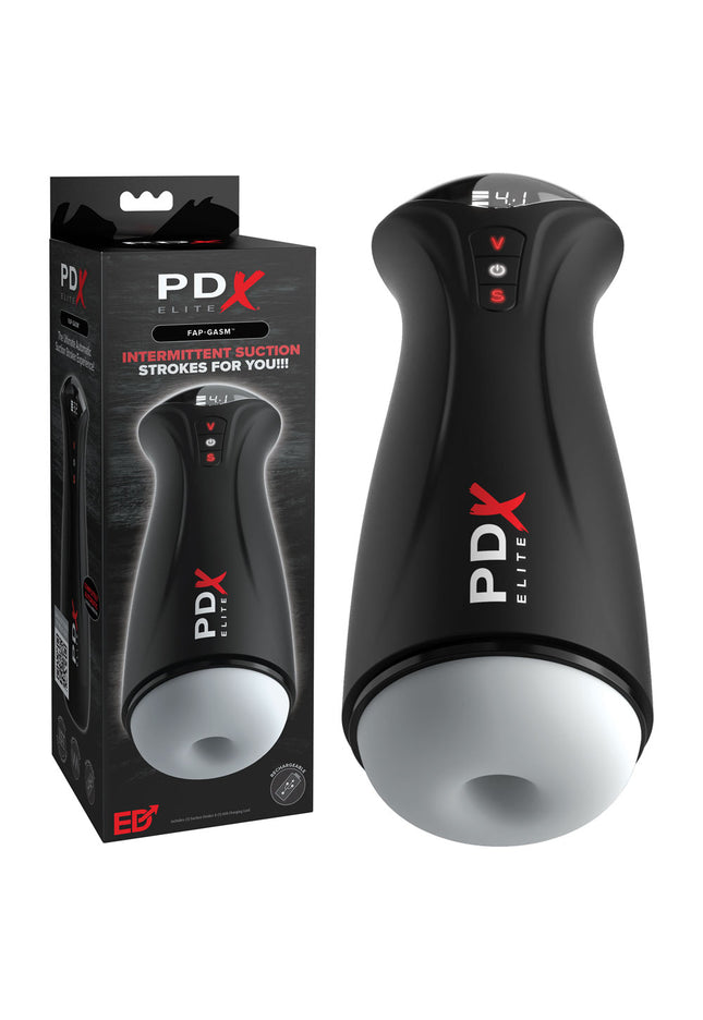 PDX Elite Fuck-Gasm - Flesh - USB Rechargeable Sucking & Vibrating Auto Stroker