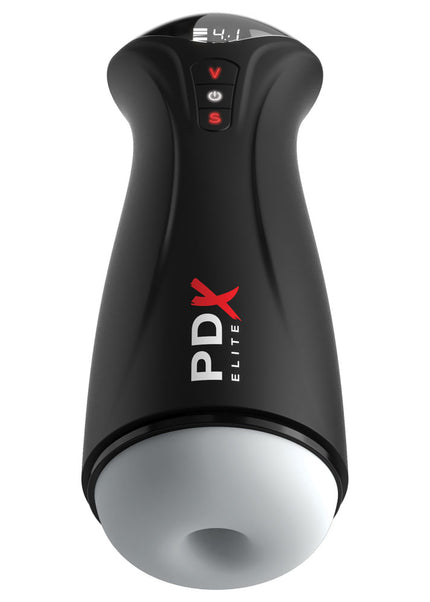 PDX Elite Fuck-Gasm - Flesh - USB Rechargeable Sucking & Vibrating Auto Stroker