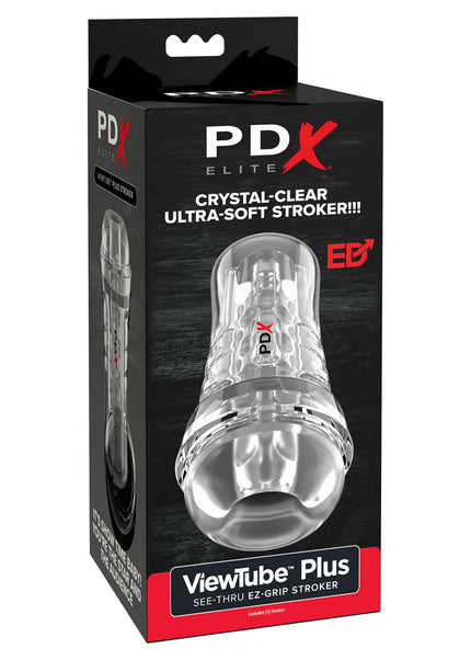 PDX Elite ViewTube EZ-Grip Stroker - Clear Stroker