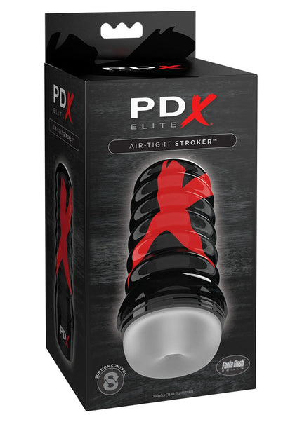 PDX Elite Air-Tight Stroker - Frosted - Clear Stroker